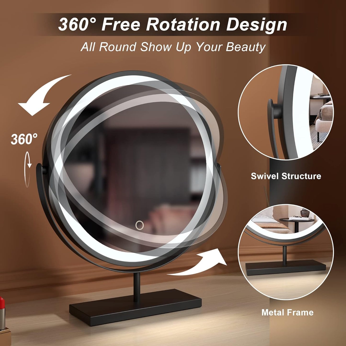 Professional LED Fetish Mirror 20"